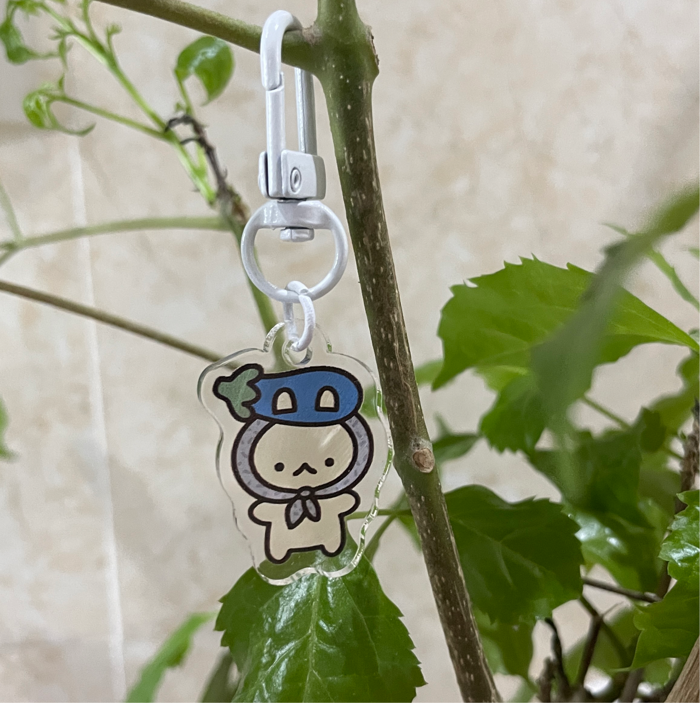 Eggplant 🍆 Keyring