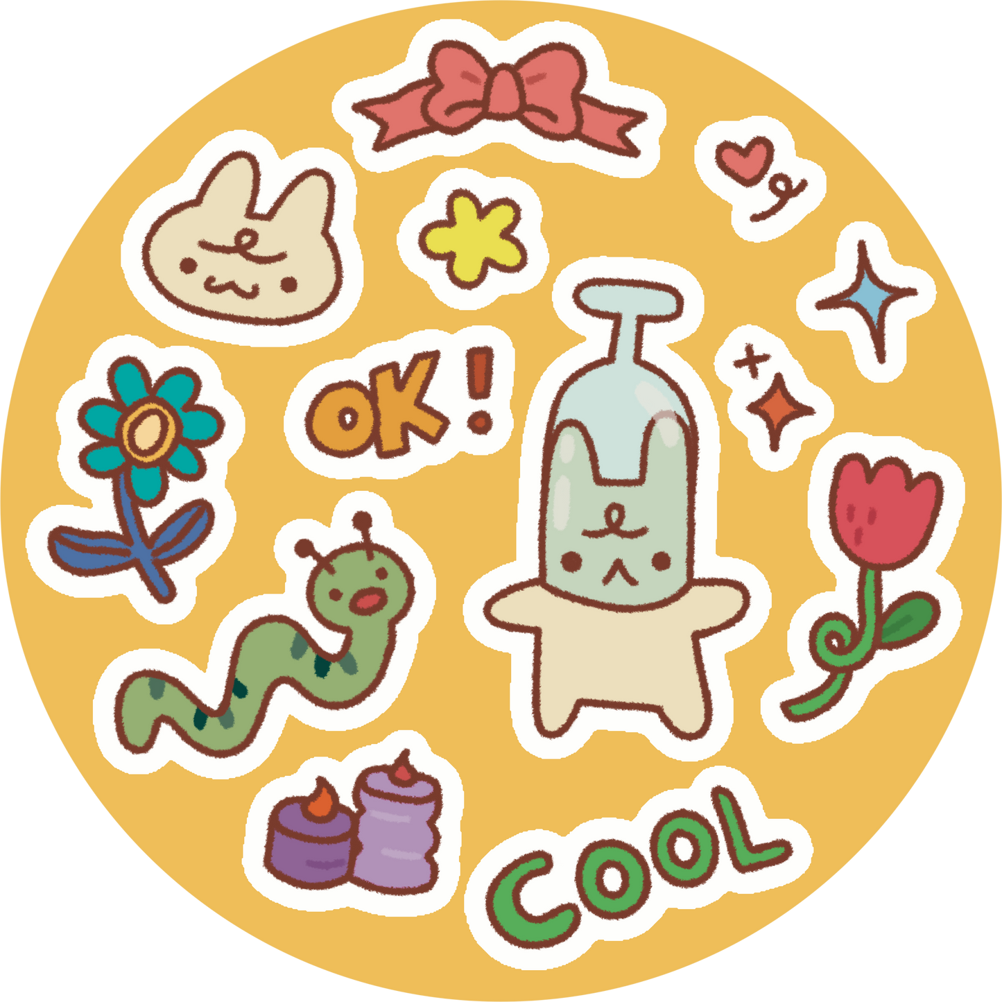 After COOL | Maru-sticker sheet